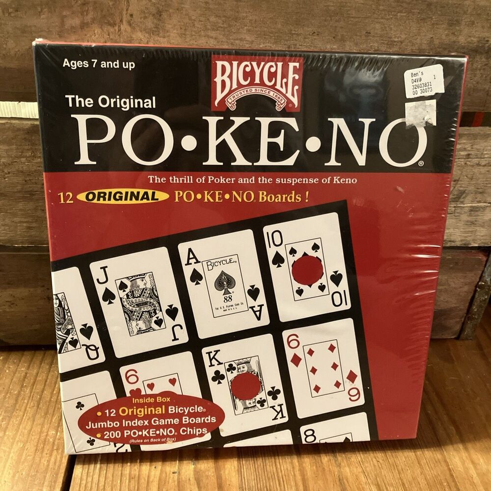 Bicycle The Original PO-KE-NO Game New Sealed